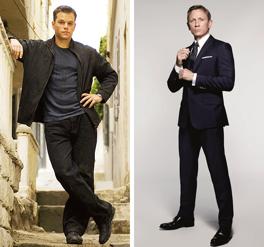 Jason Bourne versus James Bond